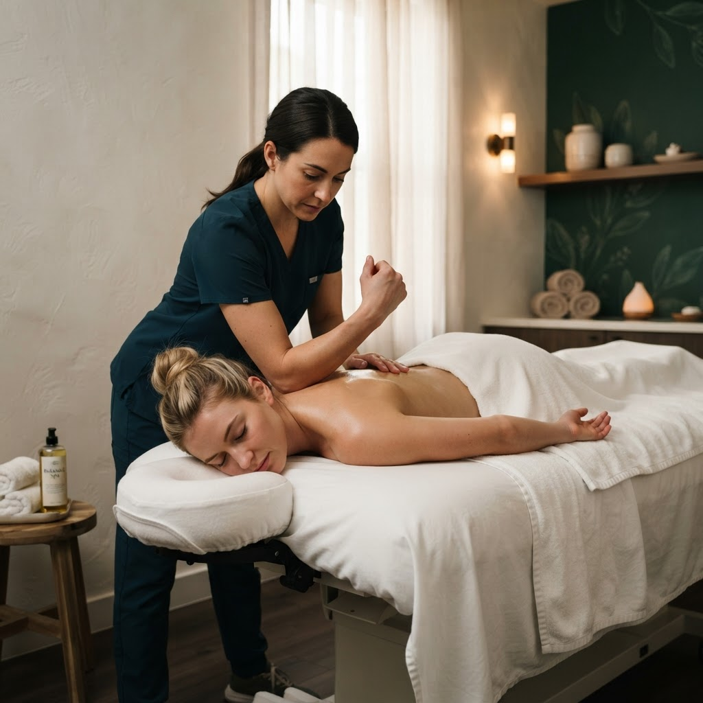 Therapeutic deep-tissue body massage at Qin Spa Katong
